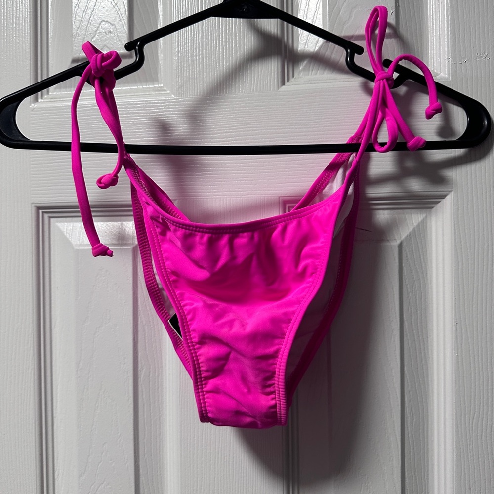 Pink bathing suit bottoms size large